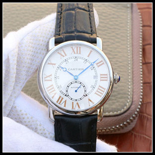 カルティエ メンズ 40mm シースルーバック 自動巻き腕時計 W6801005