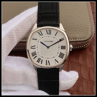 カルティエ メンズ 39mm 自動巻き腕時計
