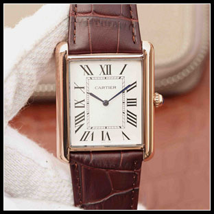 カルティエ メンズ 34×43mm 自動巻き腕時計 W1560017