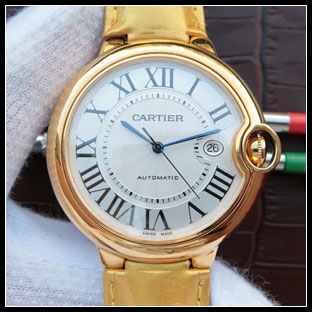 カルティエ メンズ 42mm 自動巻き腕時計 WE902049