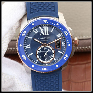 カルティエ メンズ 42mm 自動巻き腕時計 W2CA0009