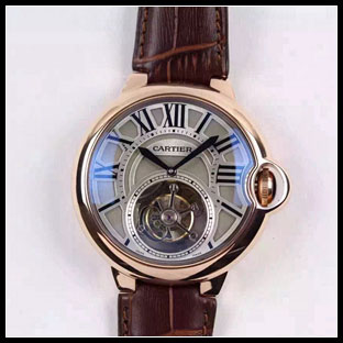 カルティエ メンズ 46mm 手巻き式腕時計 W6920104