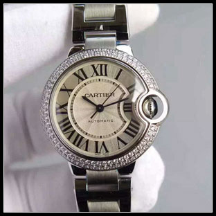 カルティエ レディース 33mm 自動巻き腕時計 W6920071