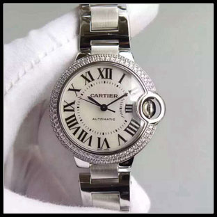 カルティエ レディース 33mm 自動巻き腕時計 W6920071