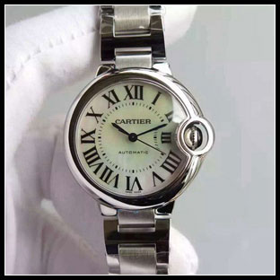 カルティエ レディース 33mm 自動巻き腕時計 W6920071