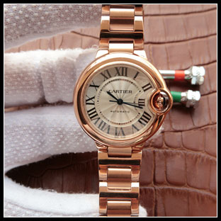 カルティエ レディース 33mm 自動巻き腕時計 w6920097