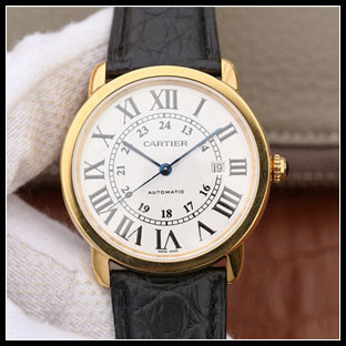 カルティエ メンズ 42mm 自動巻き腕時計 W6701010