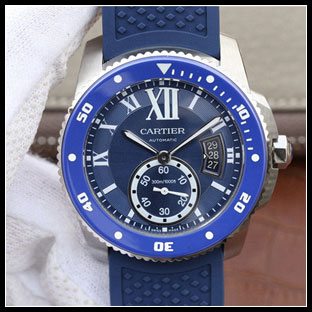 カルティエ メンズ 42mm 自動巻き腕時計 WSCA0011