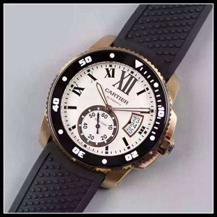 カルティエ メンズ 42mm クォーツ腕時計