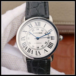 カルティエ メンズ 42mm 自動巻き腕時計 W6701010