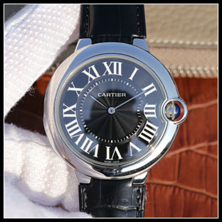 カルティエ メンズ 46mm 自動巻き腕時計 W6920059