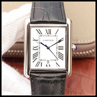 カルティエ メンズ 34×43mm 自動巻き腕時計 W1560017