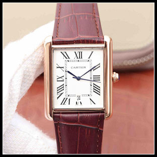 カルティエ メンズ 34×43mm 自動巻き腕時計 W1560017