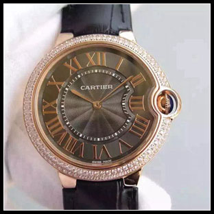 カルティエ メンズ 40mm 自動巻き腕時計