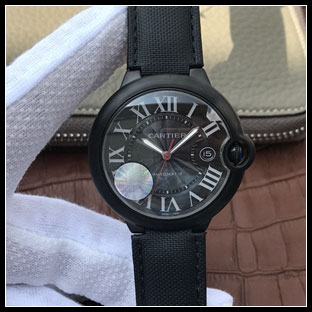 カルティエ メンズ 42mm 自動巻き腕時計