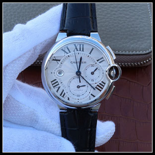 カルティエ メンズ 44mm 自動巻き腕時計 W6920078
