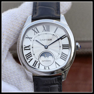 カルティエ メンズ 41mm シースルーバック 自動巻き腕時計 WGNM0008