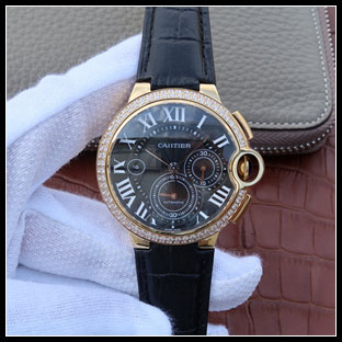 カルティエ メンズ 44mm 7750自動巻き腕時計 W6920007