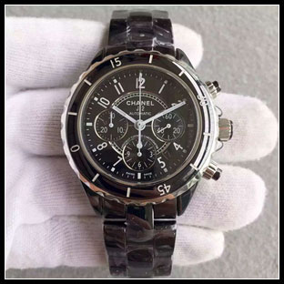 シャネル J12 セラミック 41mm 自動巻き腕時計 H0940