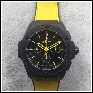 ウブロ メンズ シースルーバック 48mm 7750自動巻き腕時計