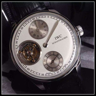 IWC シースルーバック 43.1mm メンズ 自動巻き式腕時計