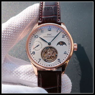 IWC シースルーバック 44mm メンズ 手巻き式腕時計