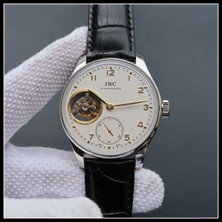 IWC シースルーバック 43mm メンズ 自動巻き式腕時計