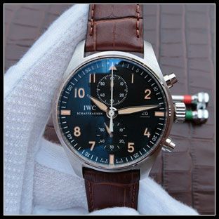 IWC 43mm メンズ 自動巻き式腕時計