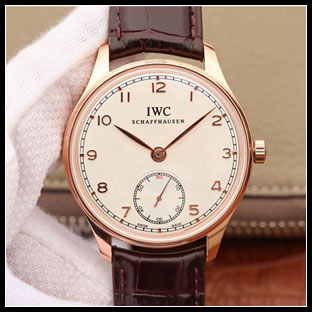 IWC シースルーバック 44mm メンズ 手巻き式腕時計
