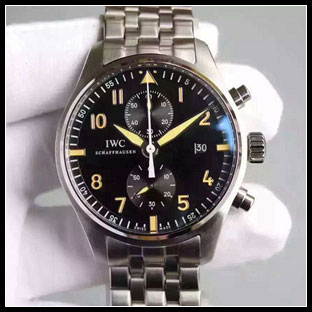 IWC 42mm メンズ 自動巻き式腕時計