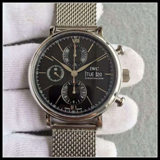 IWC 42mm メンズ 自動巻き式腕時計