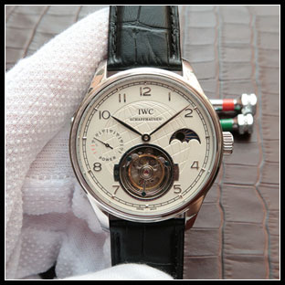 IWC シースルーバック 44mm メンズ 手巻き式腕時計