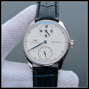 IWC シースルーバック 43.1mm メンズ 手巻き式腕時計