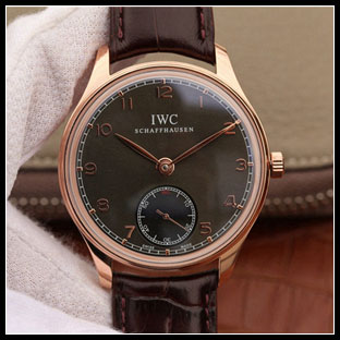 IWC シースルーバック 44mm メンズ 手巻き式腕時計