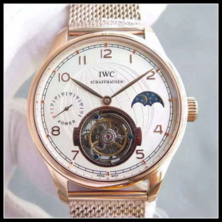 IWC シースルーバック 44mm メンズ 手巻き式腕時計