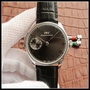 IWC シースルーバック 43mm メンズ 手巻き式腕時計