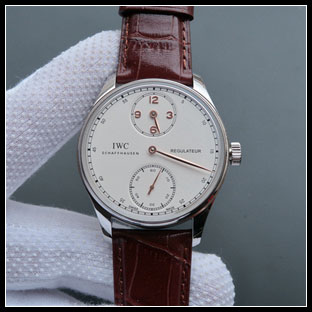 IWC シースルーバック 43.1mm メンズ 手巻き式腕時計
