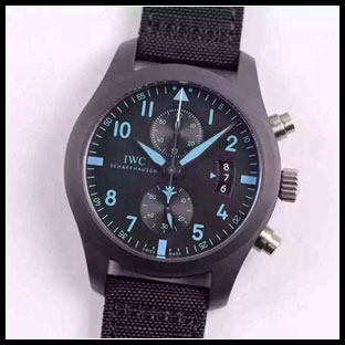 IWC 46mm メンズ 7750自動巻き式腕時計 IW388003