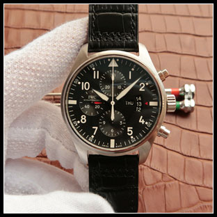 IWC 43mm メンズ 自動巻き式腕時計