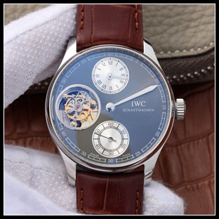 IWC シースルーバック 43.1mm メンズ 自動巻き式腕時計
