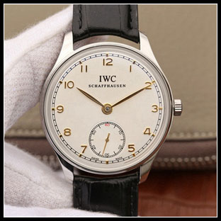 IWC シースルーバック 44mm メンズ 手巻き式腕時計