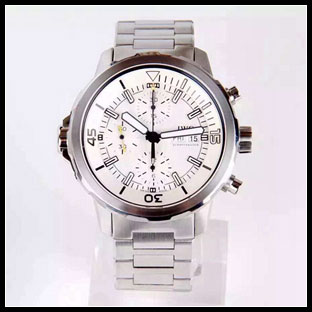 IWC メンズ 7750自動巻き式腕時計