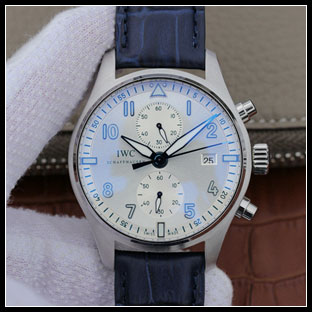 IWC 43mm メンズ 自動巻き式腕時計