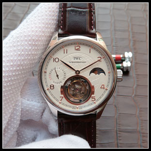 IWC シースルーバック 44mm メンズ 手巻き式腕時計
