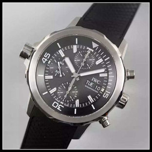IWC シースルーバック 44mm メンズ 自動巻き式腕時計