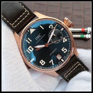 IWC 46mm メンズ 自動巻き式腕時計
