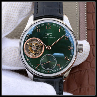 IWC シースルーバック 43mm メンズ 手巻き式腕時計