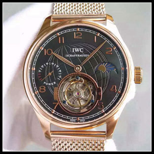 IWC シースルーバック 44mm メンズ 自動巻き式腕時計