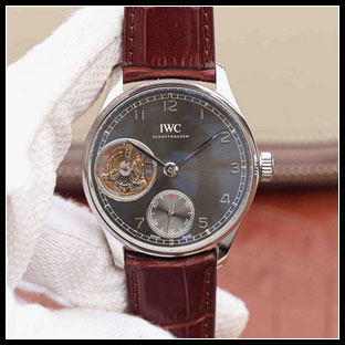 IWC シースルーバック 42mm メンズ 手巻き式腕時計
