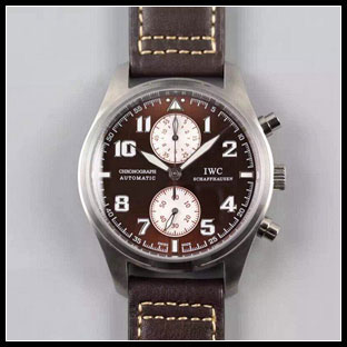 IWC 43mm メンズ 7750自動巻き式腕時計
